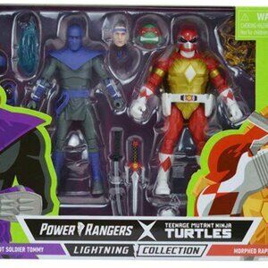 Power Rangers X TMNT Ninja Turtles Lightning Foot Soldier Tommy Raphael MMPR